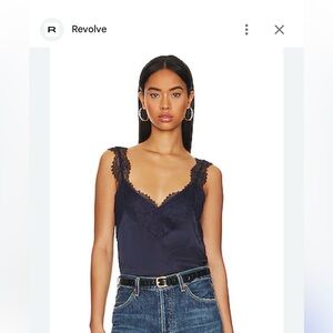 Navy blue silk cami!